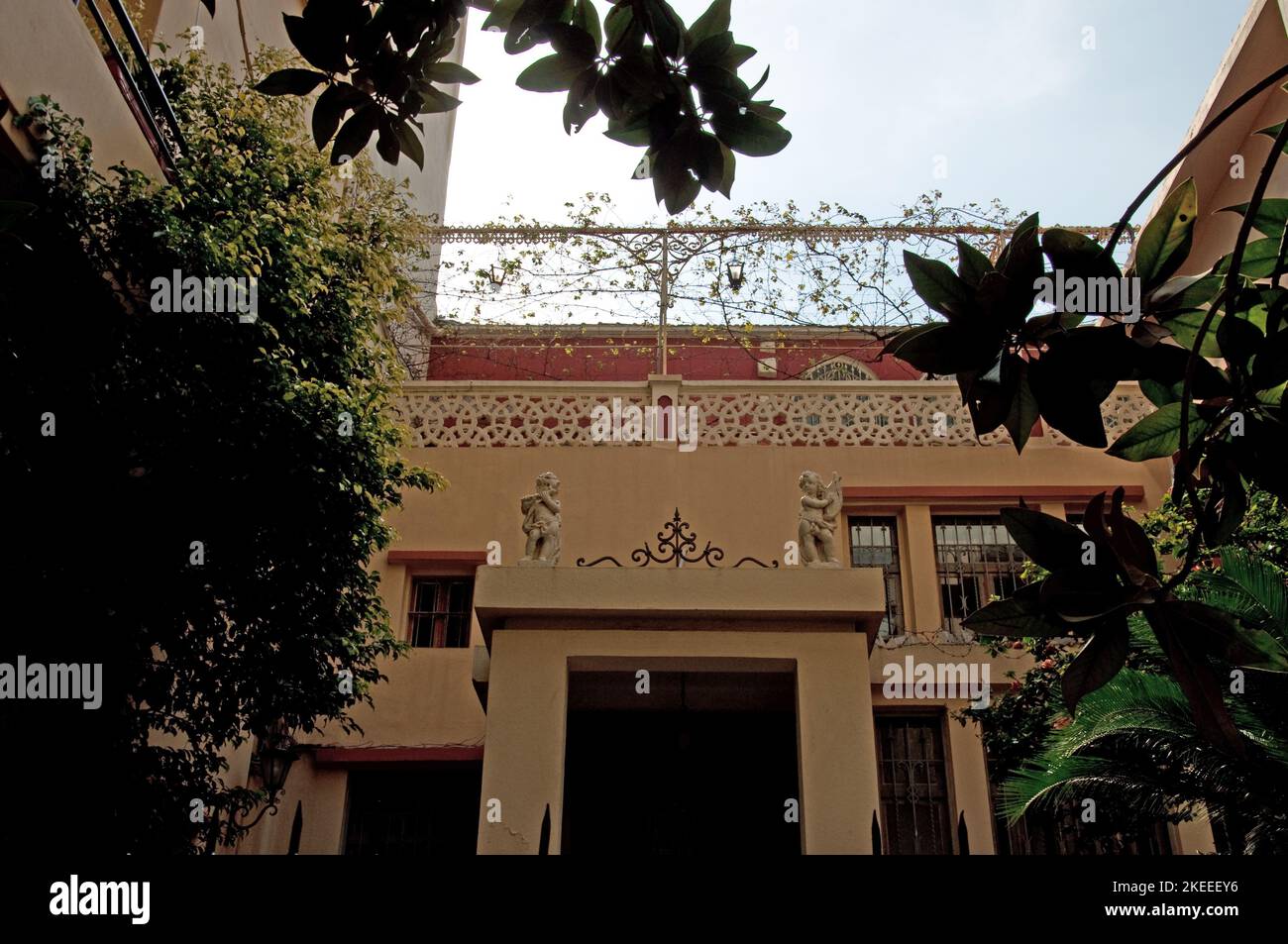 Edificio tradicional libanés, Beirut, Líbano, Oriente Medio Foto de stock