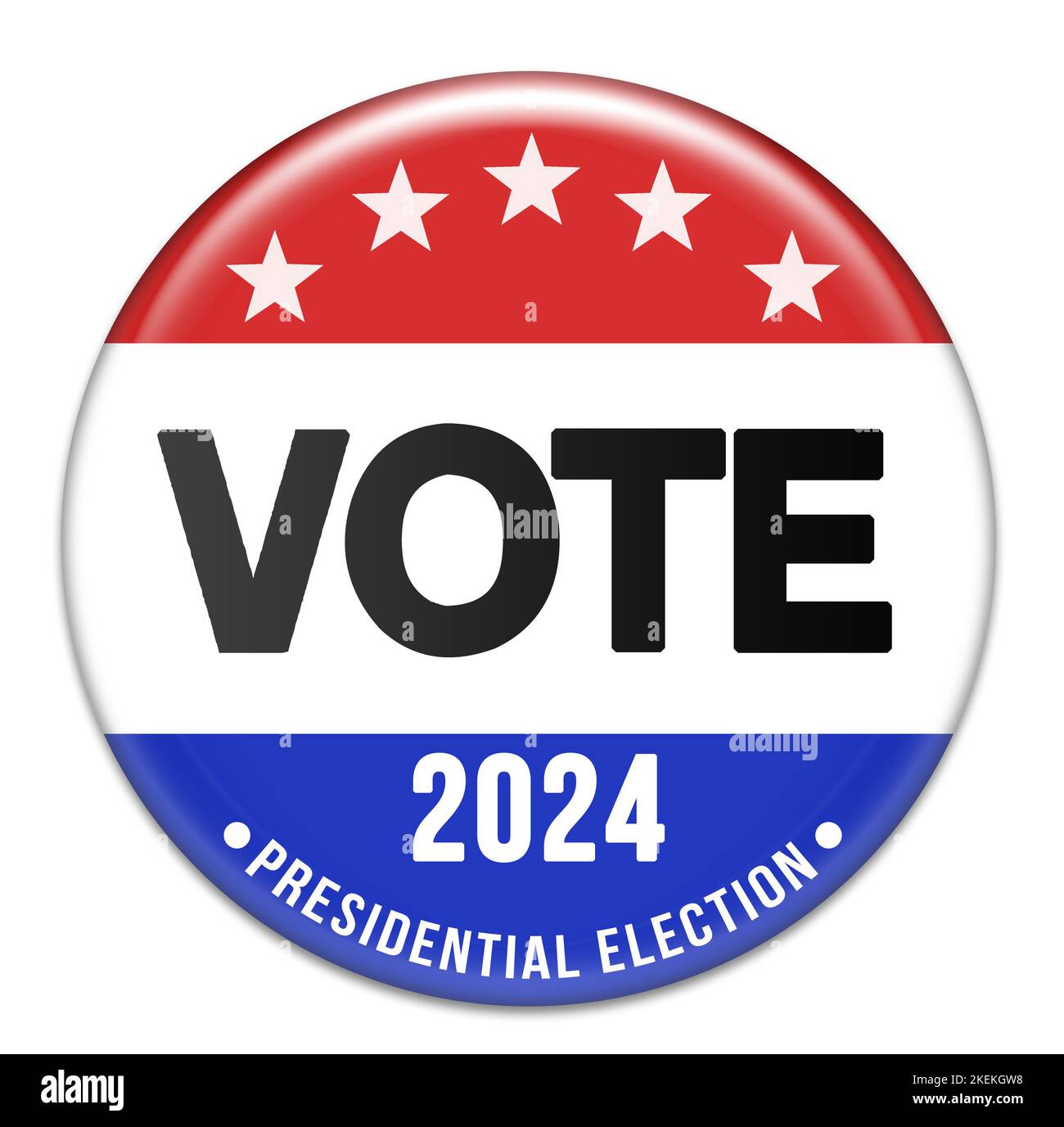 Elecciones presidenciales de los Estados Unidos 2024 Foto de stock