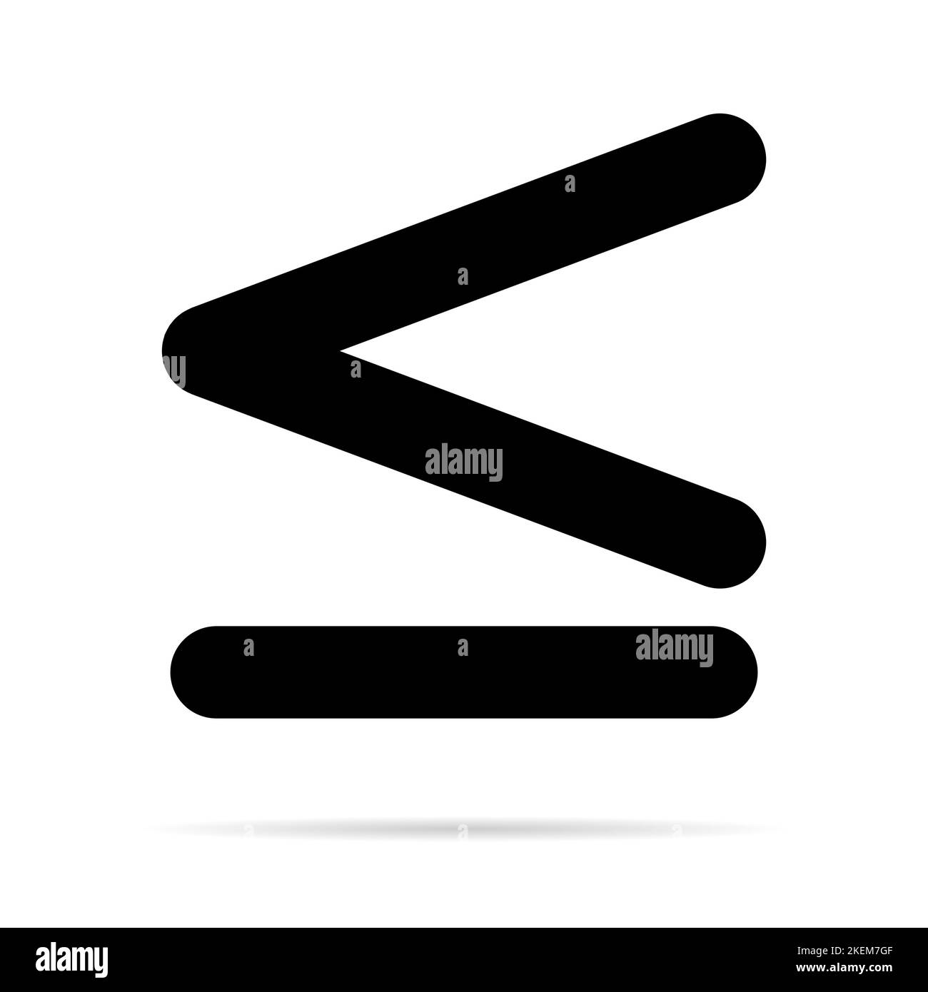 Kleiner is dan of gelijk aan wiskundig symbool Iconen Gratis Download ...