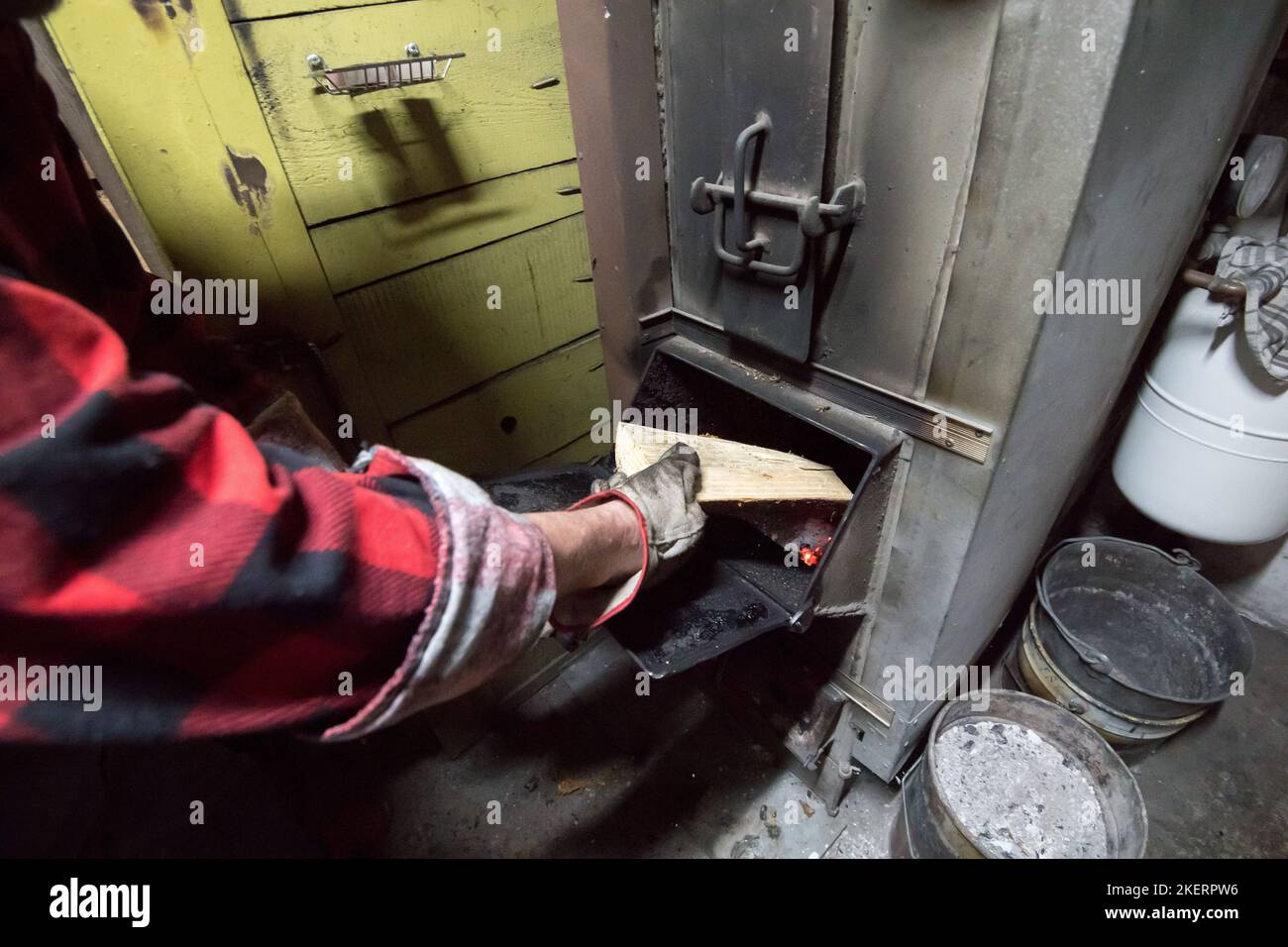 Estufa de carbón en Polonia © Wojciech Strozyk / Alamy Stock Photo Foto de stock