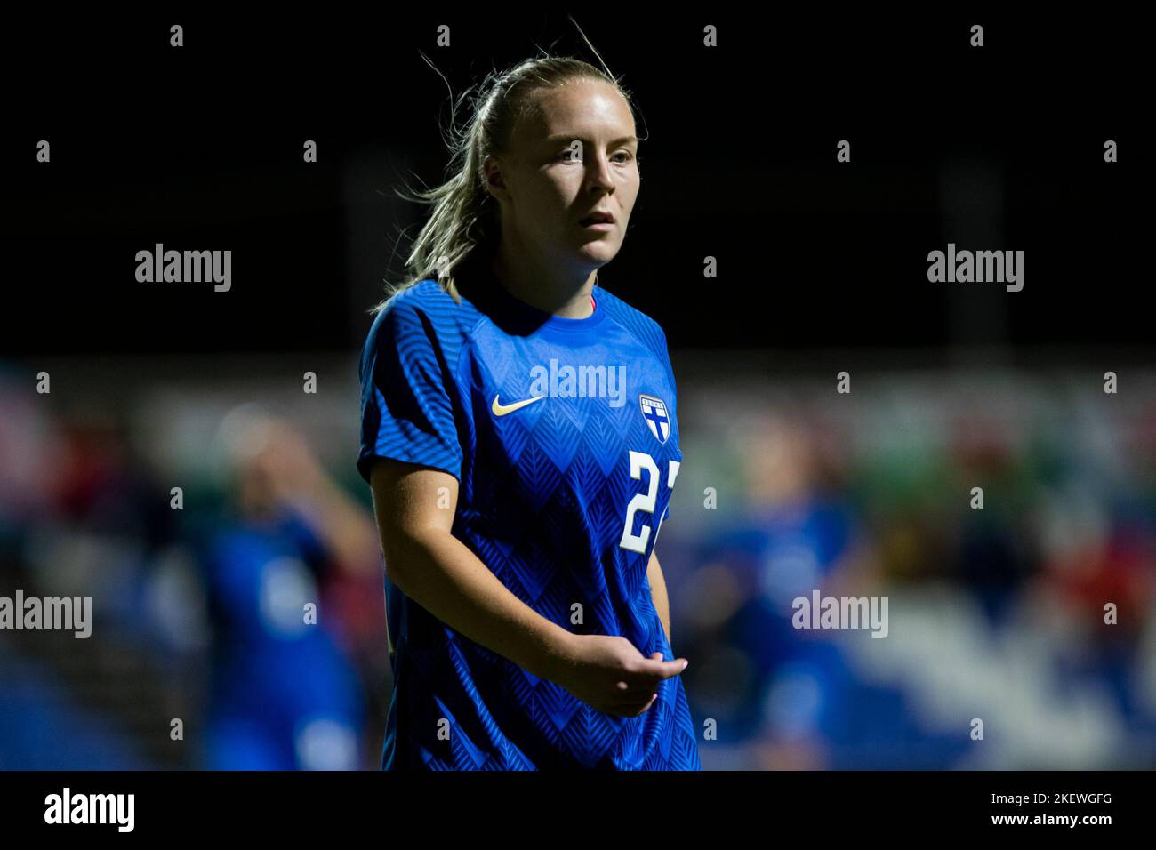 RANTALA JUTTA, España, Región de Murcia, San Pedro del Pinatar, 11-12-2022, WNT de Gales vs WNT Finlant, Partido Amistoso, Mujeres, Fútbol Wek, Pinatar are Foto de stock