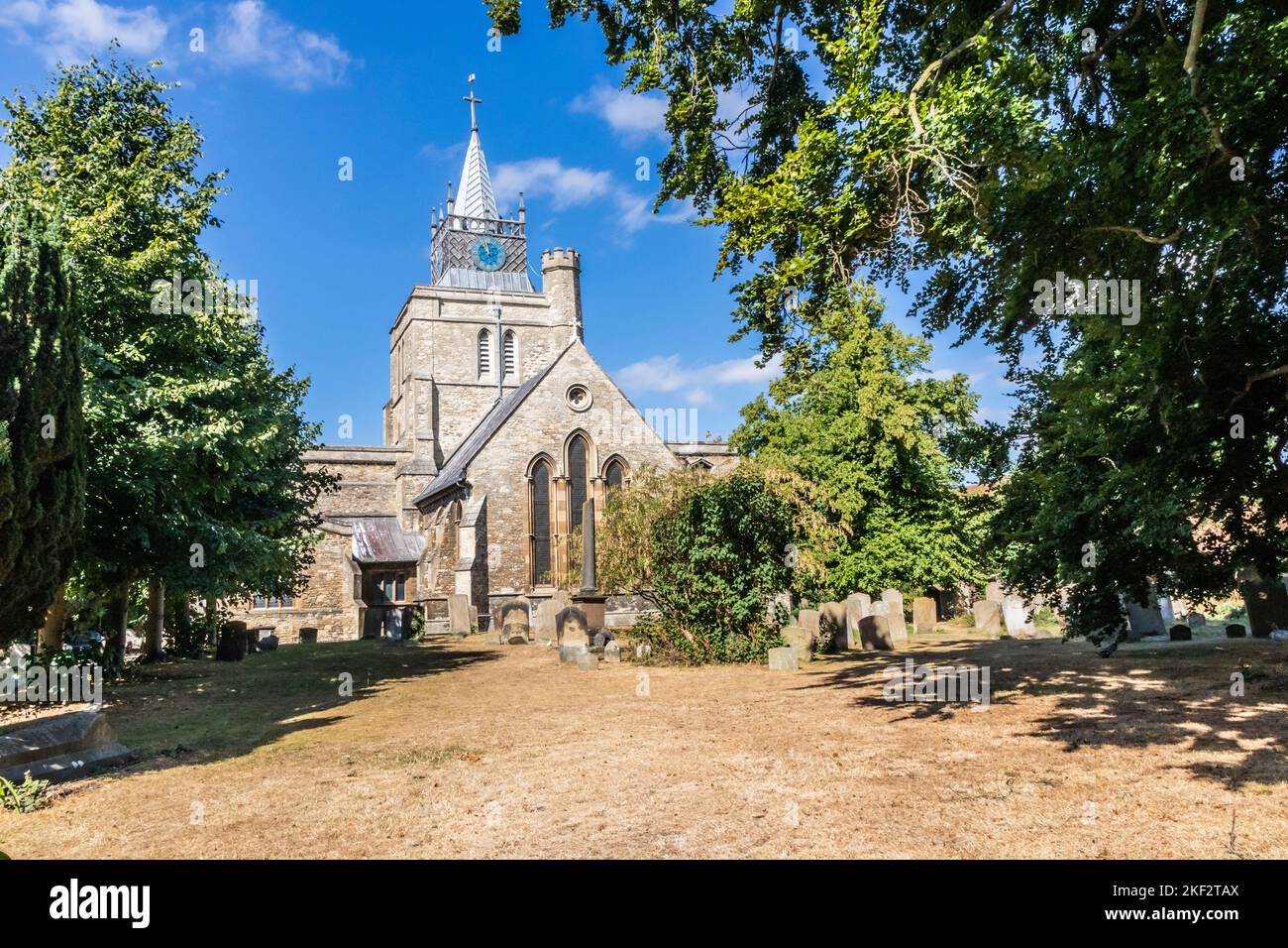 Iglesia de Santa María, Aylesbury, Buckinghamshire, Inglaterra Foto de stock