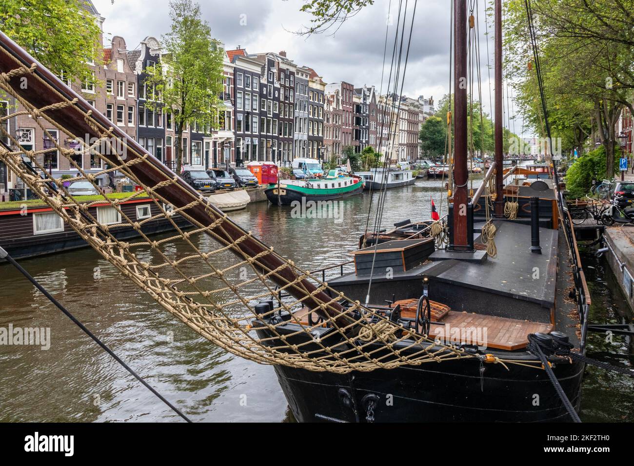 Brouwersgracht, Ámsterdam, Países Bajos Foto de stock