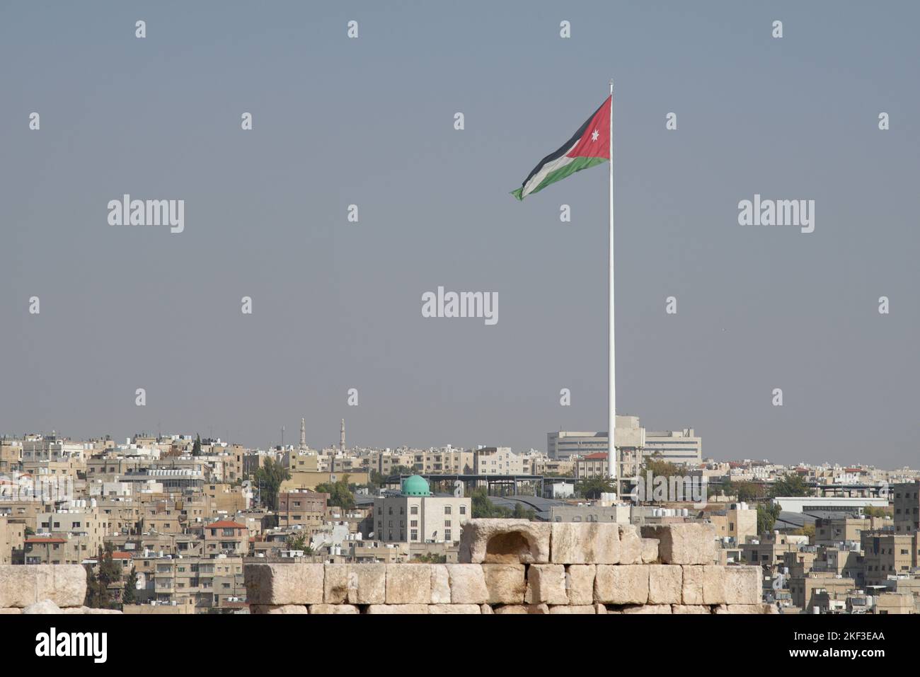 Imágenes cercanas de edificios en Amman, Jordania. Foto de stock