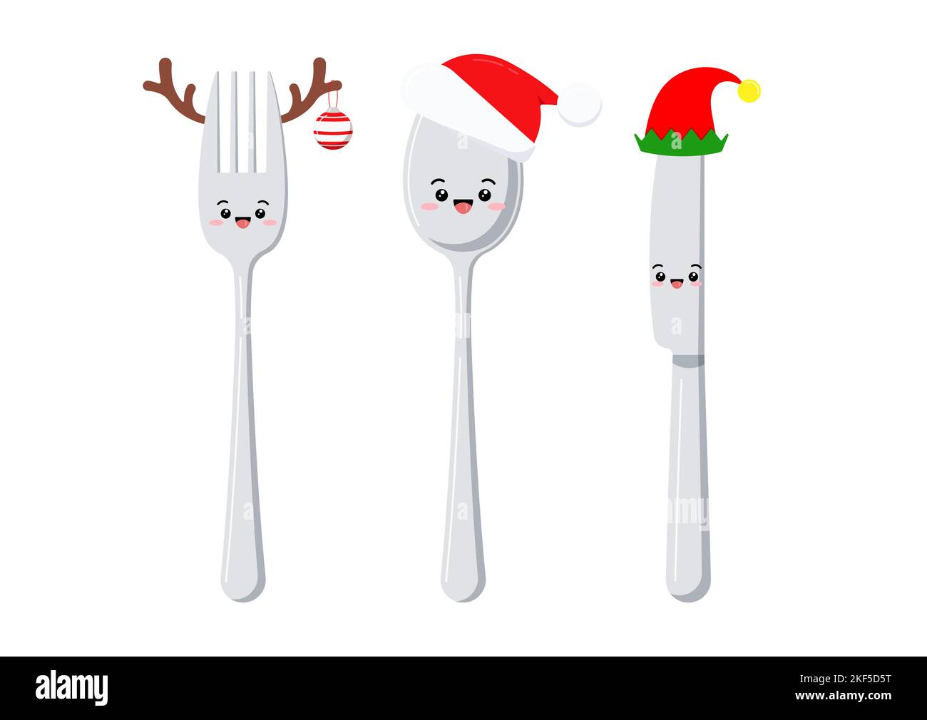 Fork cutlery kawaii character fotografías e imágenes de alta resolución -  Alamy