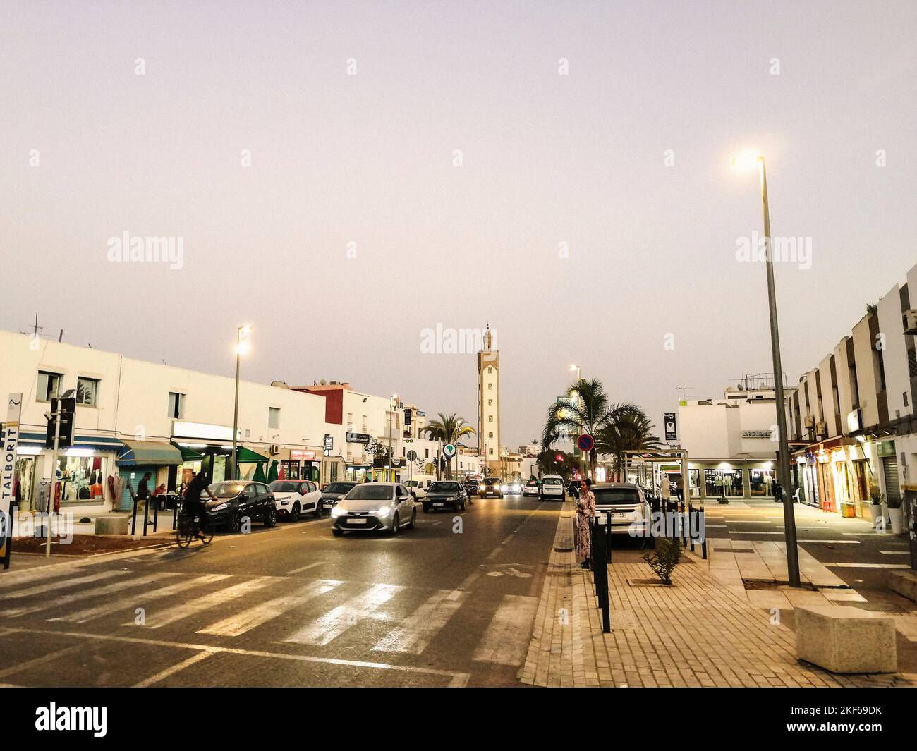 Marruecos, Agadir, centro de la ciudad Foto de stock