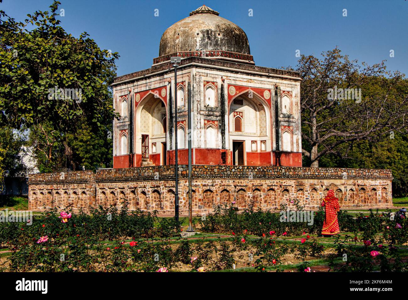 Lakarwala Burj en Sunder Nursery Heritage Building, Nueva Delhi Foto de stock