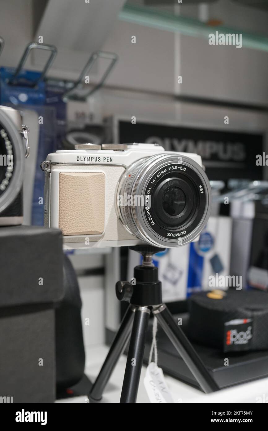 PEN - Kompakte Systemkameras - Olympus Foto de stock