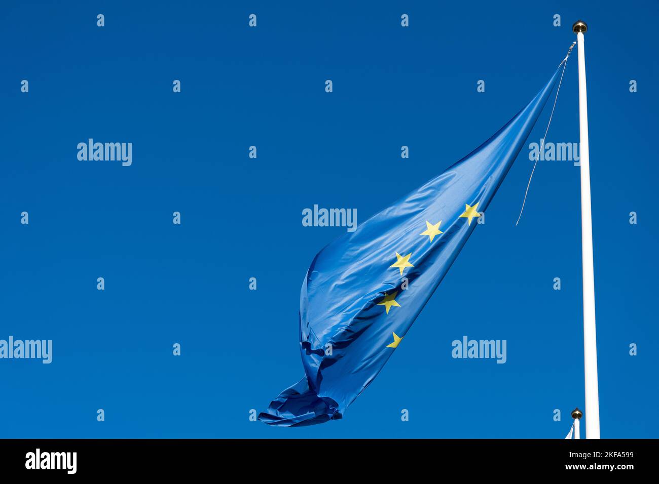 Bandera de la UE en Gdansk, Polonia © Wojciech Strozyk / Alamy Foto de Stock *** Leyenda Local *** Foto de stock