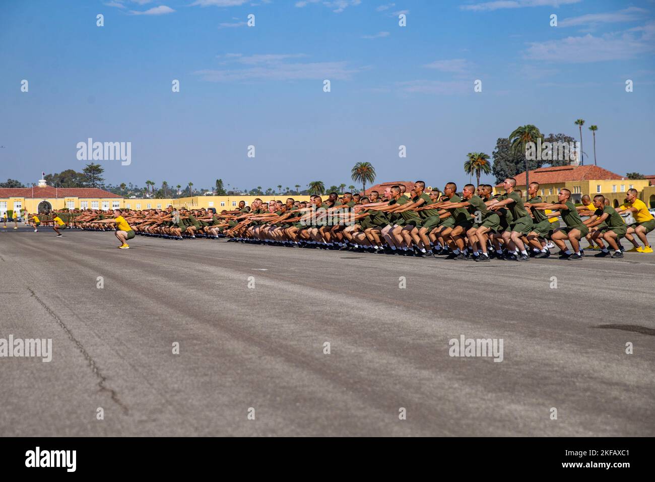 Nuevos Marines de los EE.UU. Con Golf Company, 2nd Batallón de