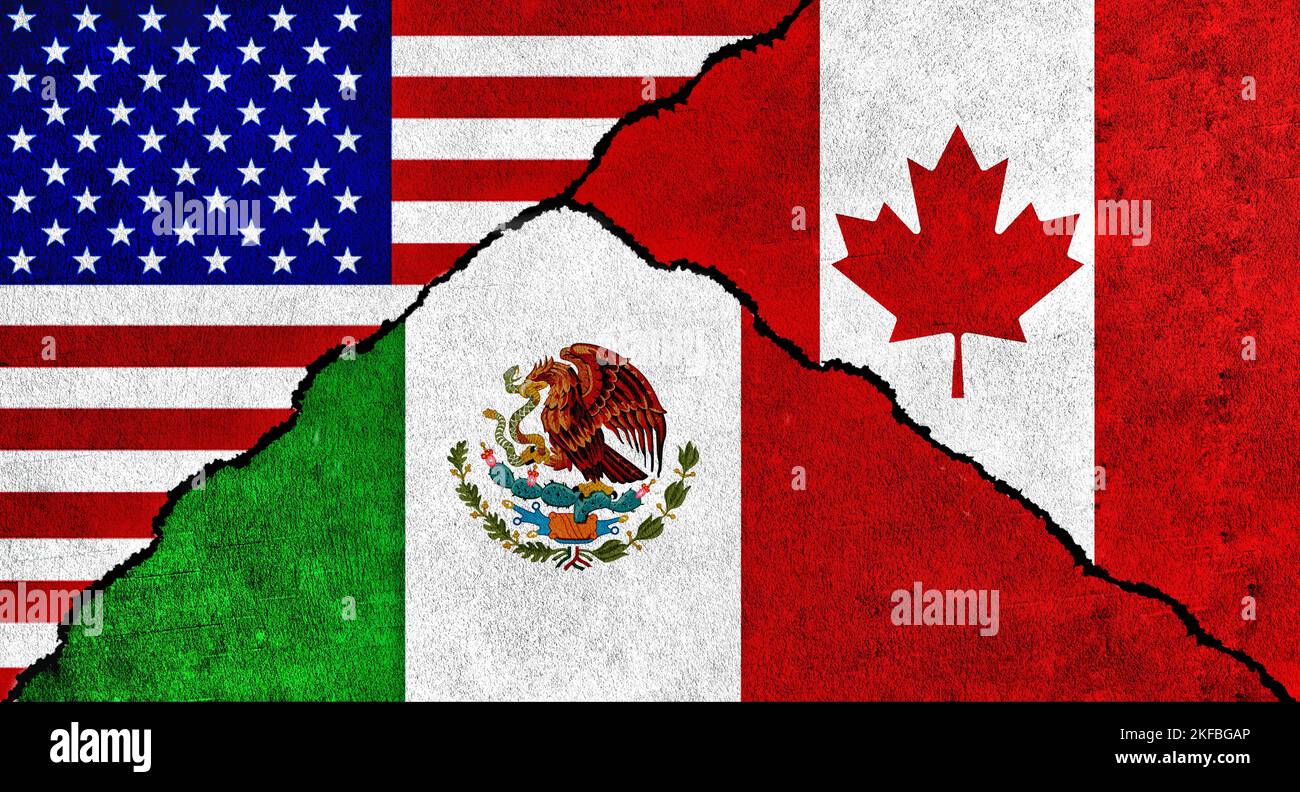 Mexico flag mexico usa fotografías e imágenes de alta resolución Alamy