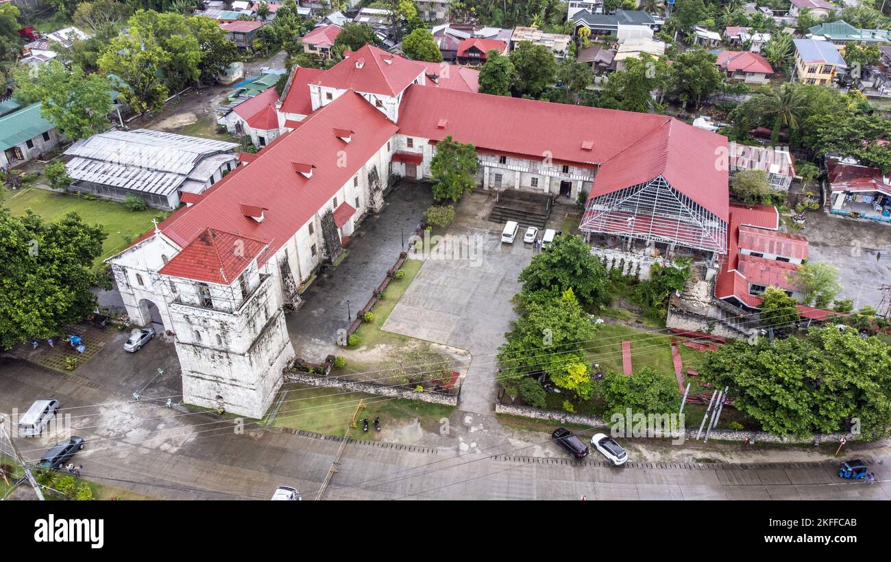 Iglesia Baclayon, Baclayon, Bohol, Filipinas Foto de stock
