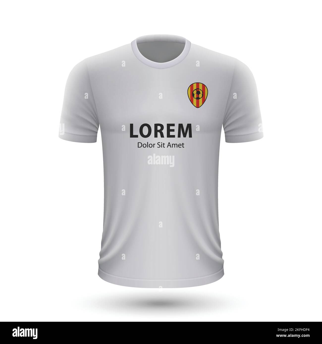 Camiseta de fútbol realista real sociedad 2022, plantilla de camiseta para  f