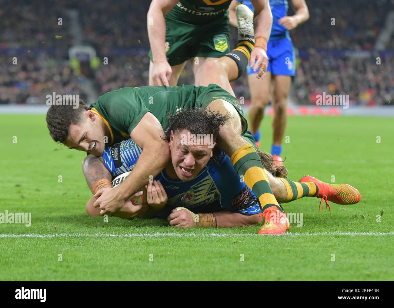 Final de la copa del mundo de la liga de rugby fotografías e imágenes