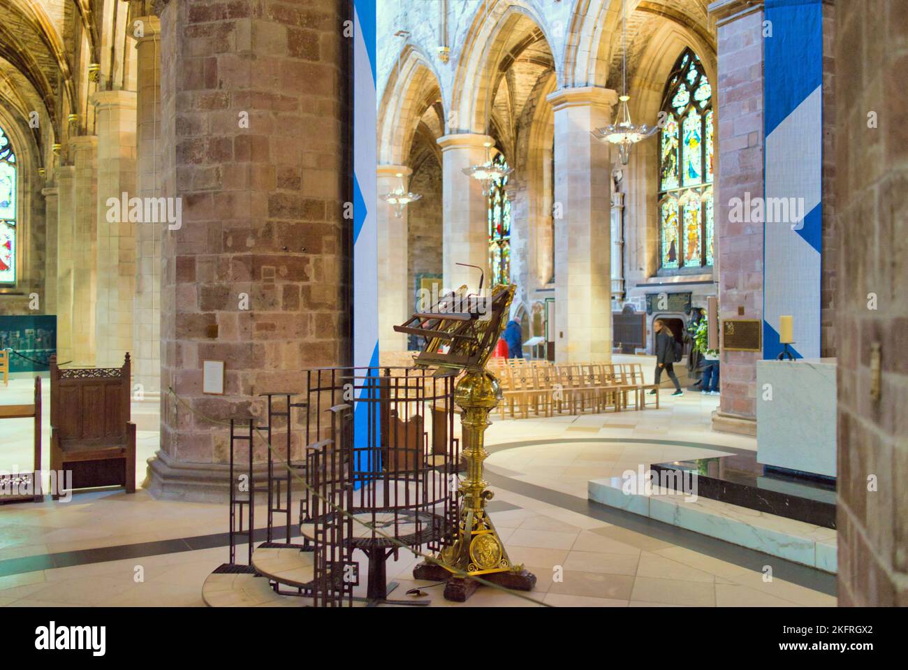 Catedral de S Giles, Edimburgo, Escocia, Reino Unido Foto de stock