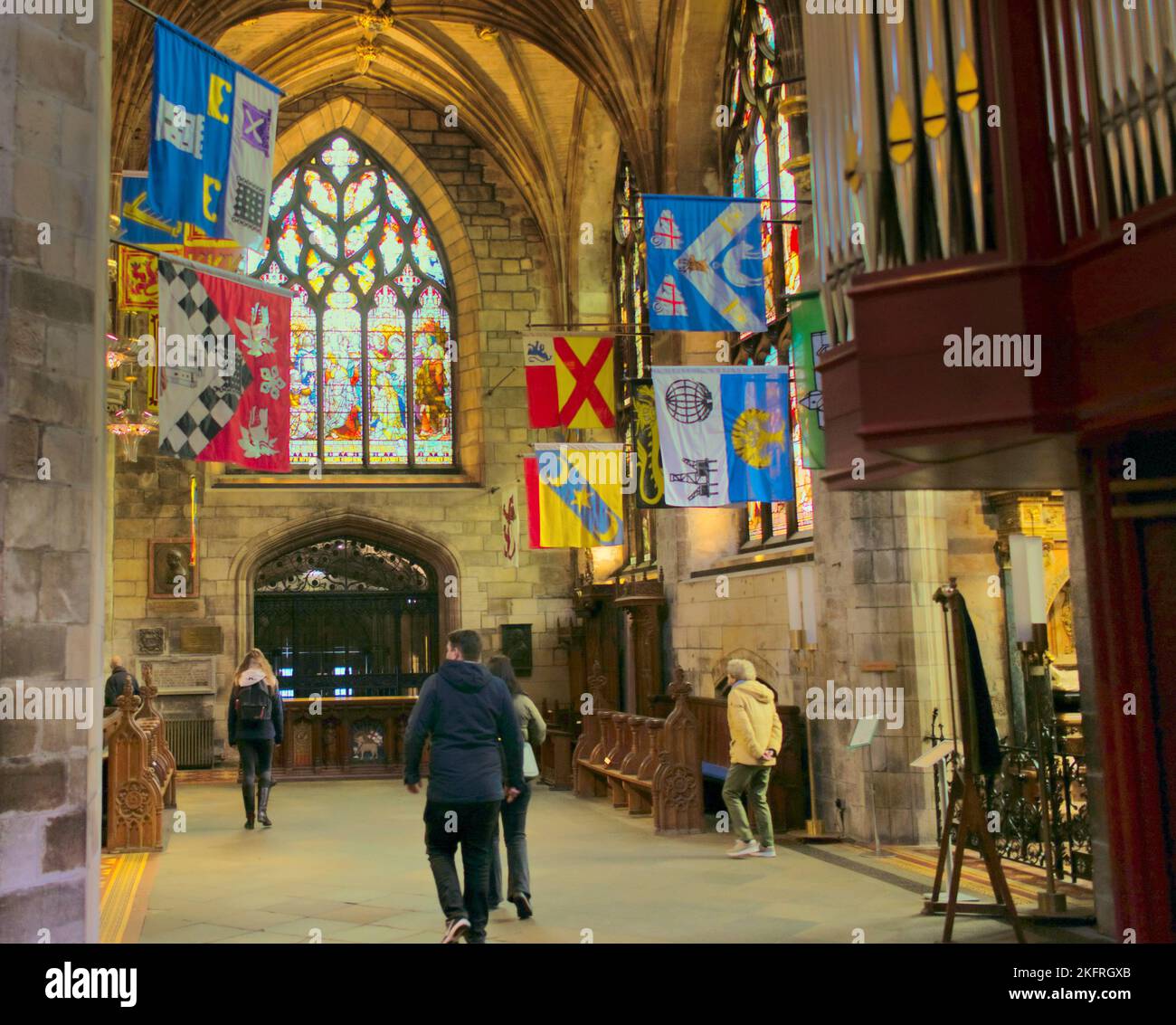 Catedral de S Giles, Edimburgo, Escocia, Reino Unido Foto de stock