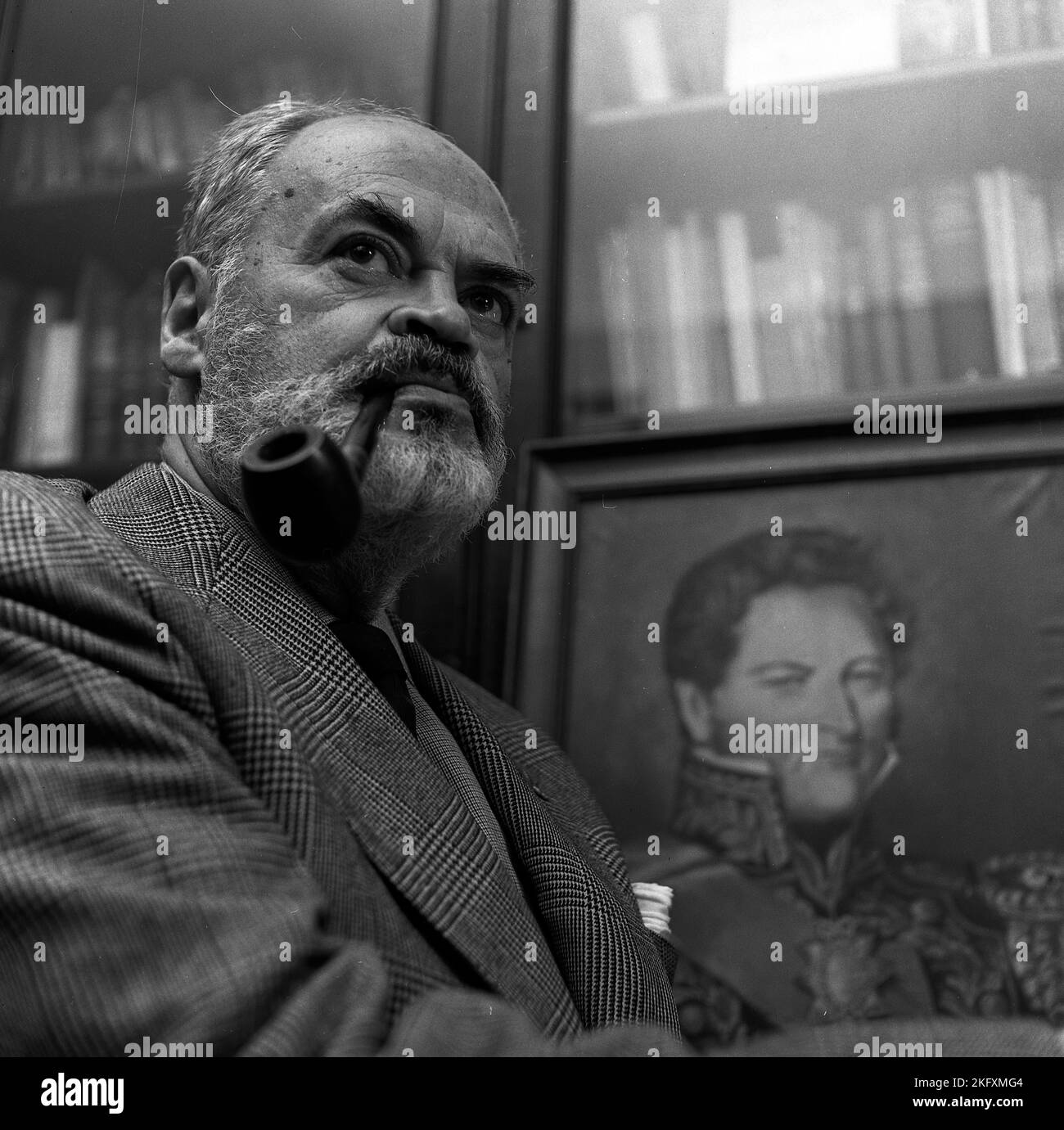 José María Rosa, historiador revisionista argentino, Buenos Aires, Argentina Foto de stock