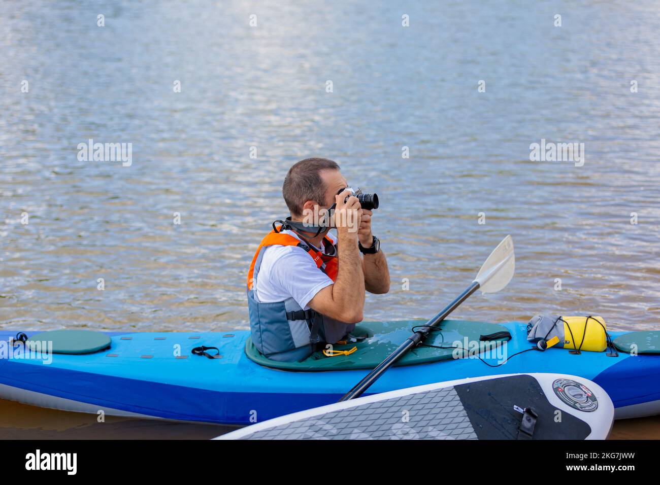 Kayak Hinchable Para 2 Personas Expedition Azul - Ataa Kayak con