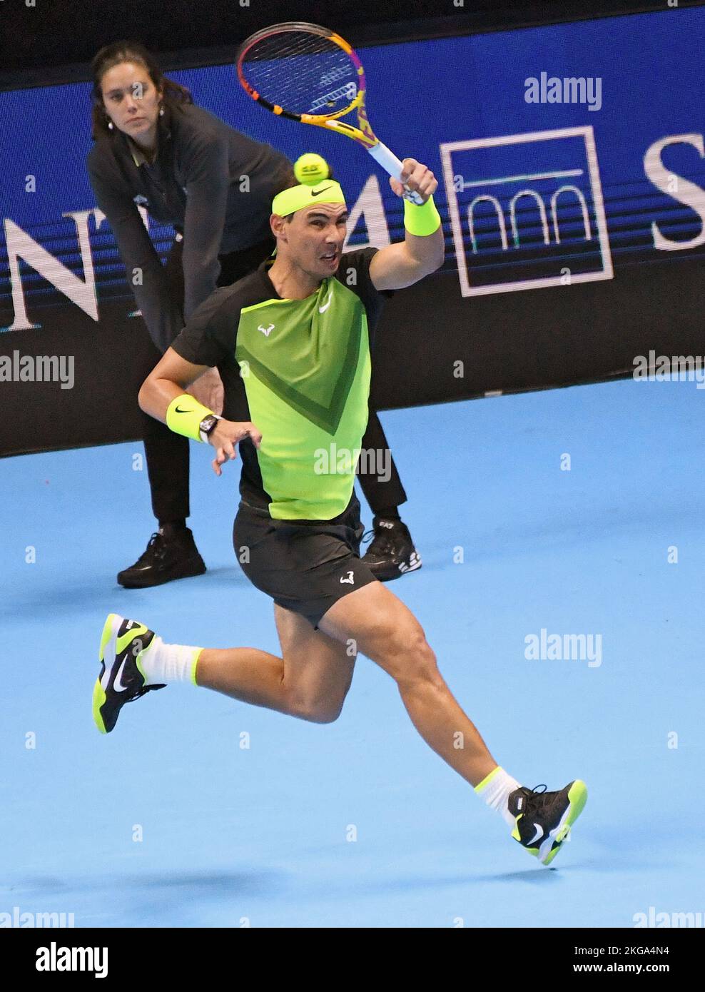 El torneo final ATP (Nitto ATP Finals) 2022 en Turín. El tenista