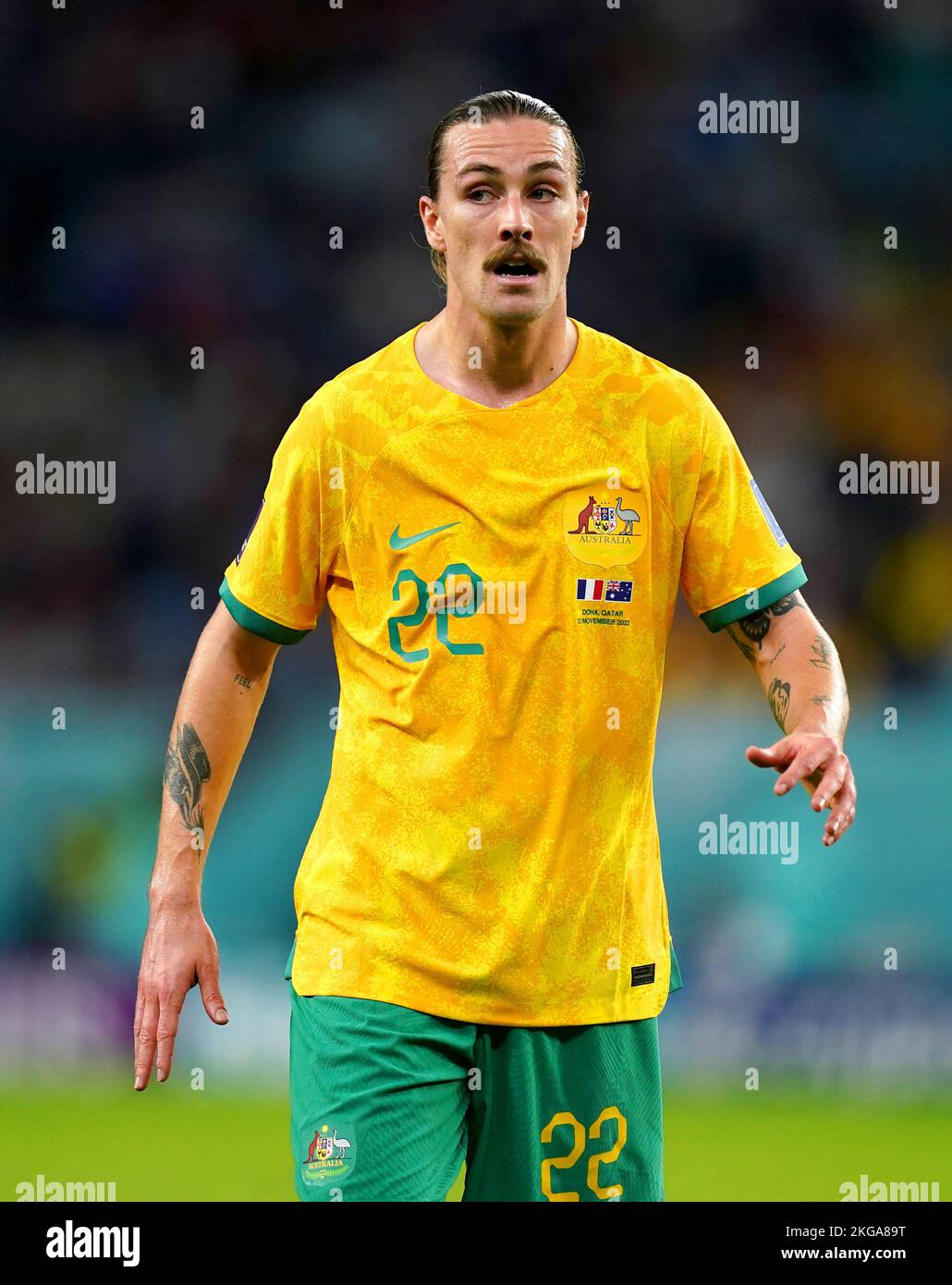 Segunda Camiseta Australia Jugador Irvine 2022