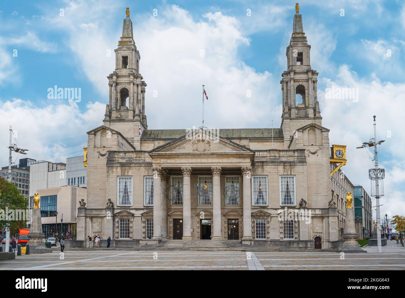 Leeds Civic Hall Foto de stock