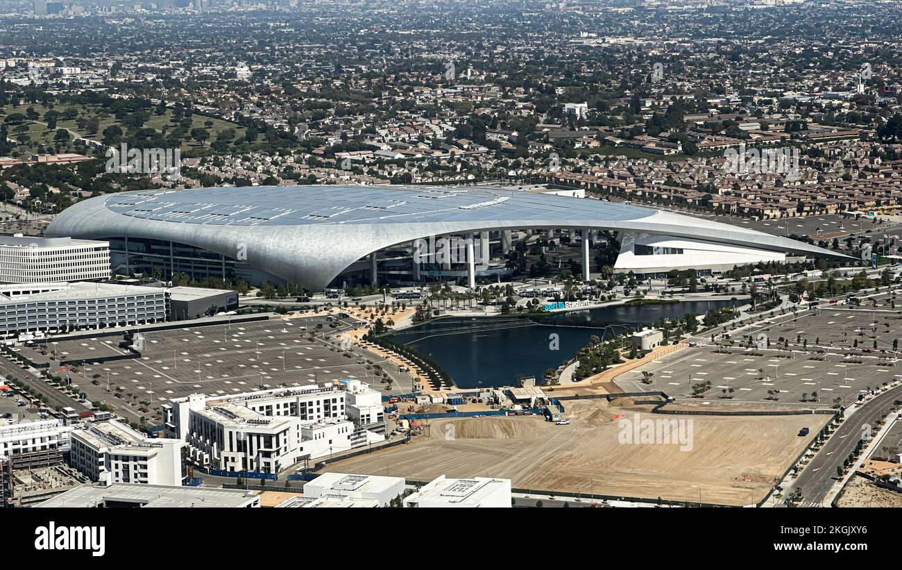 El estadio SOFI de Los Ángeles es uno de los 16 estadios, 11 de los
