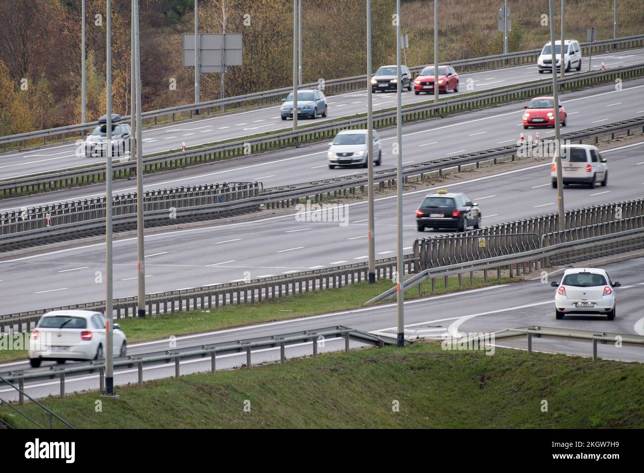Autopista S6 llamada Obwodnica Trojmiasta (Tricity Beltway) en Gdansk, Polonia © Wojciech Strozyk / Alamy Stock Photo *** Local Caption *** Foto de stock