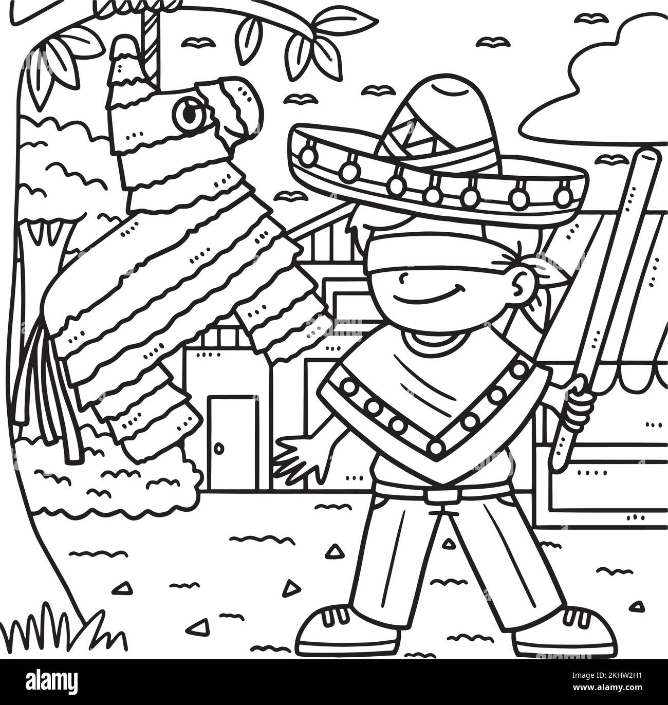Piñata Imágenes de stock en blanco y negro - Alamy