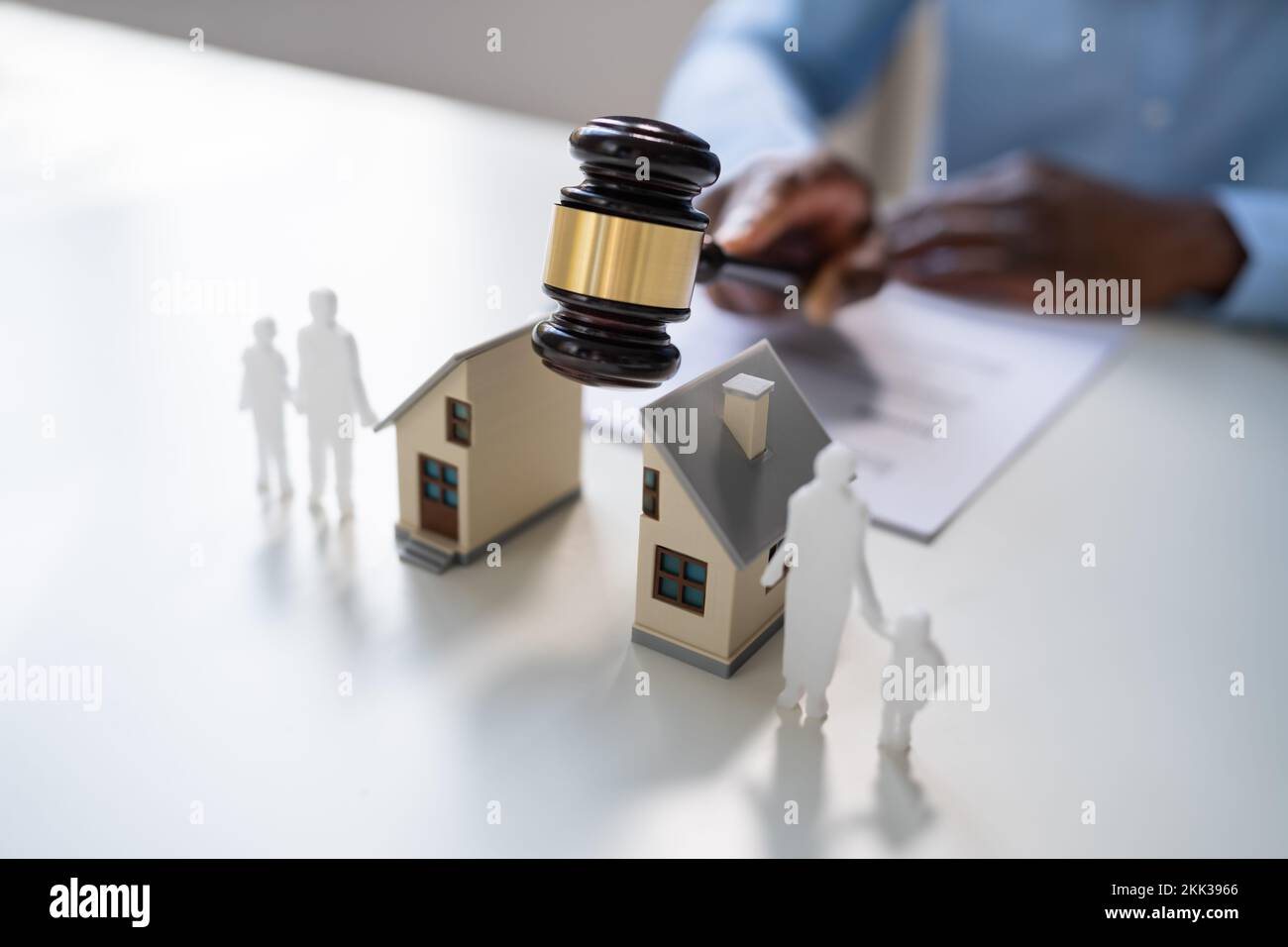 Abogado de divorcio o abogado. Ley inmobiliaria Foto de stock
