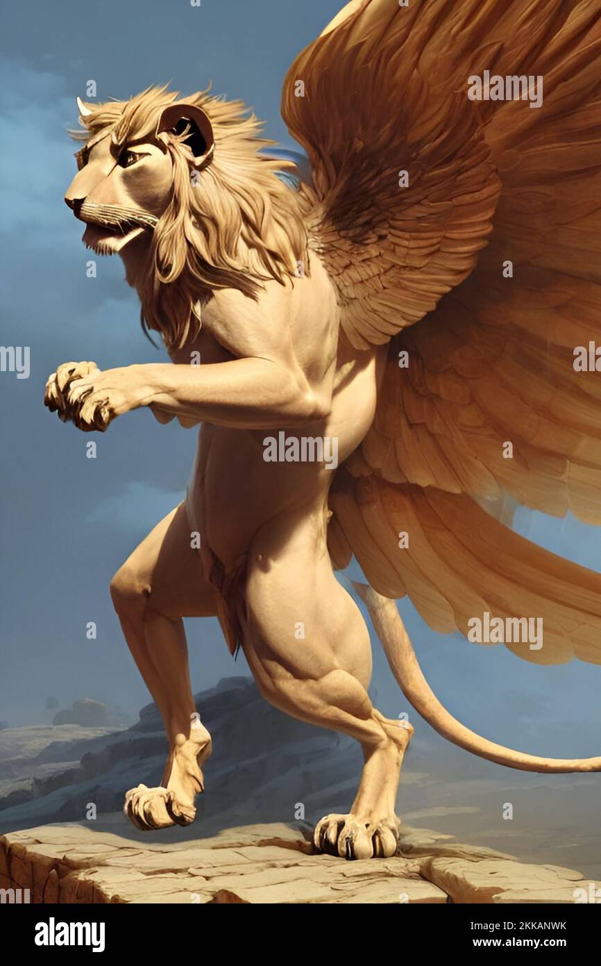 Top 109+ imagen como se llama el leon con alas de aguila - Abzlocal.mx