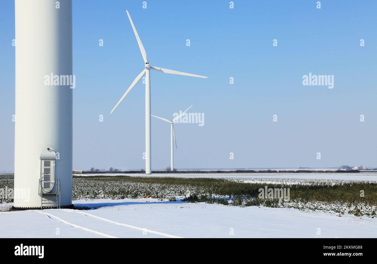 Turbinas de viento Foto de stock