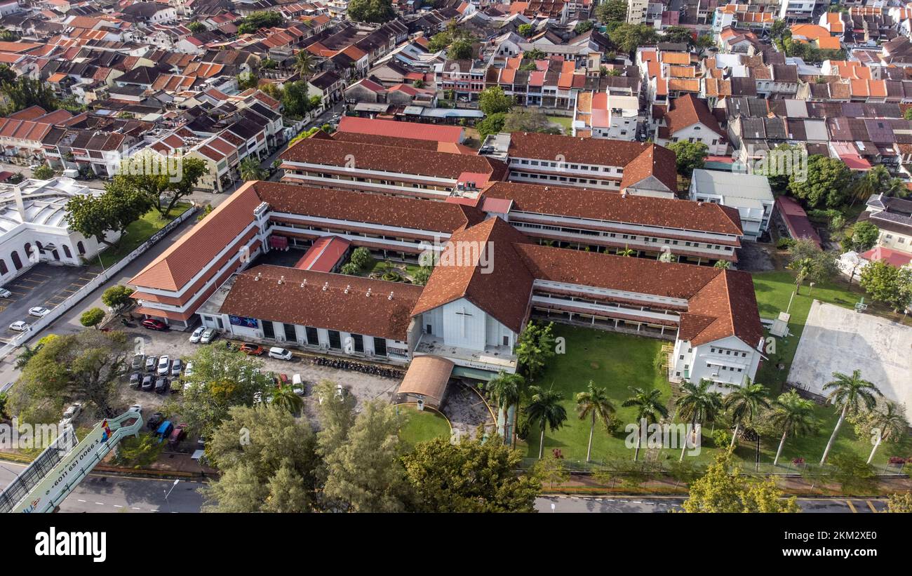 St Xavier's Institution, Penang, Malasia Foto de stock