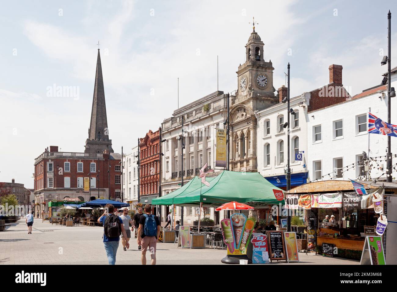 High Town, Hereford, Herefordshire Foto de stock