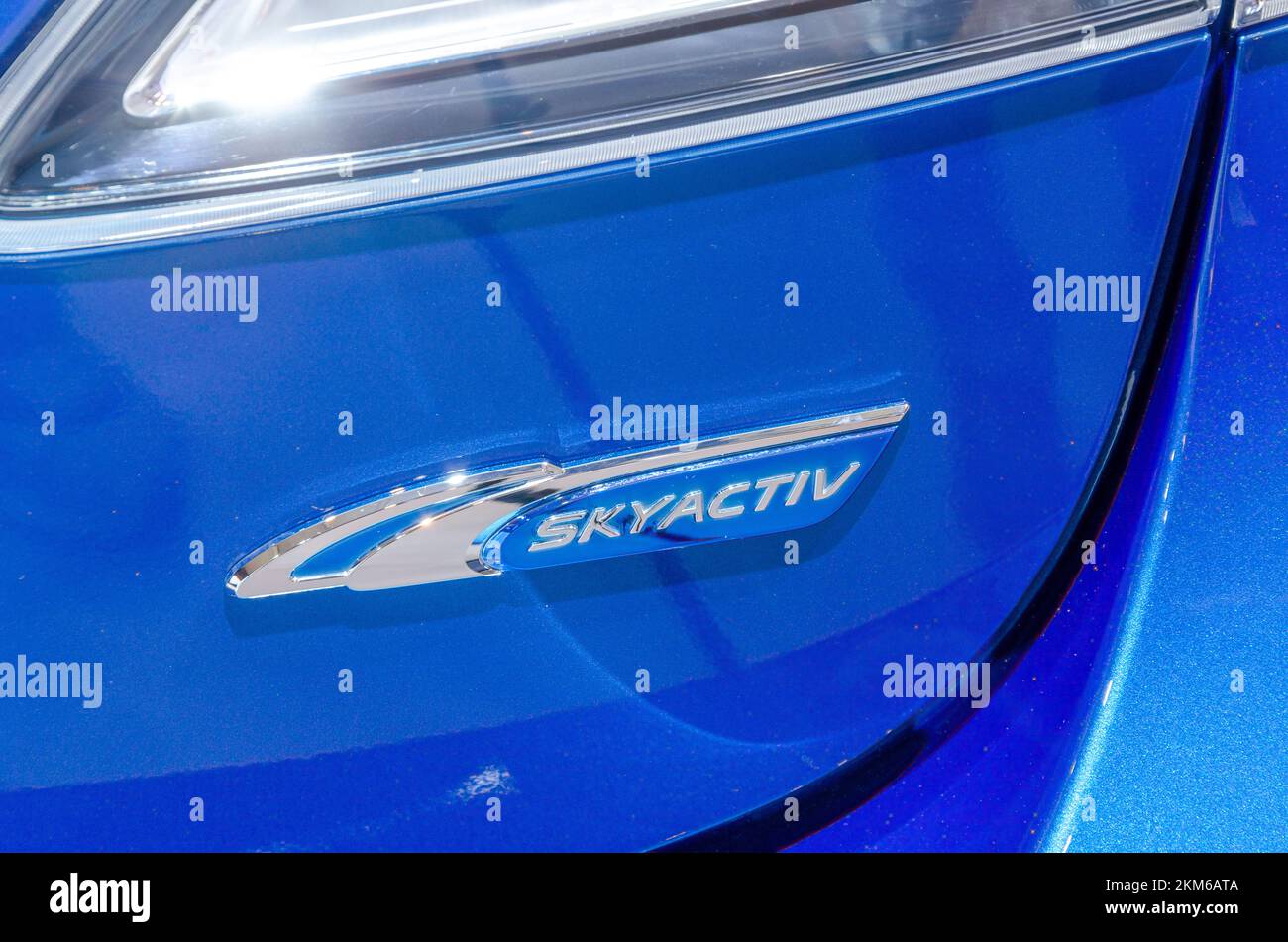 Mazda 3 Skyactiv Foto de stock