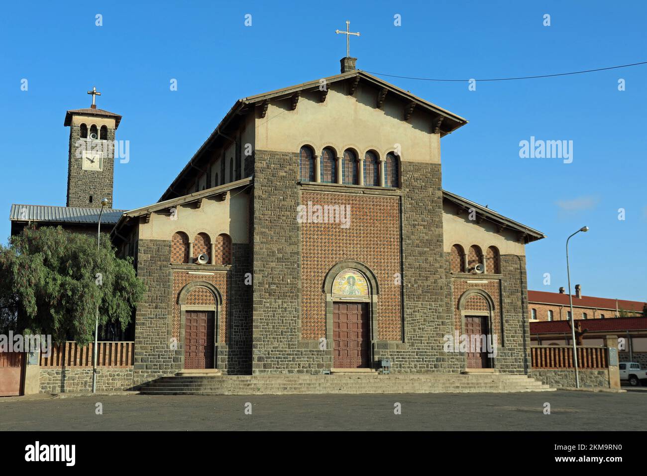 Iglesia de San Francisco en Asmara Foto de stock