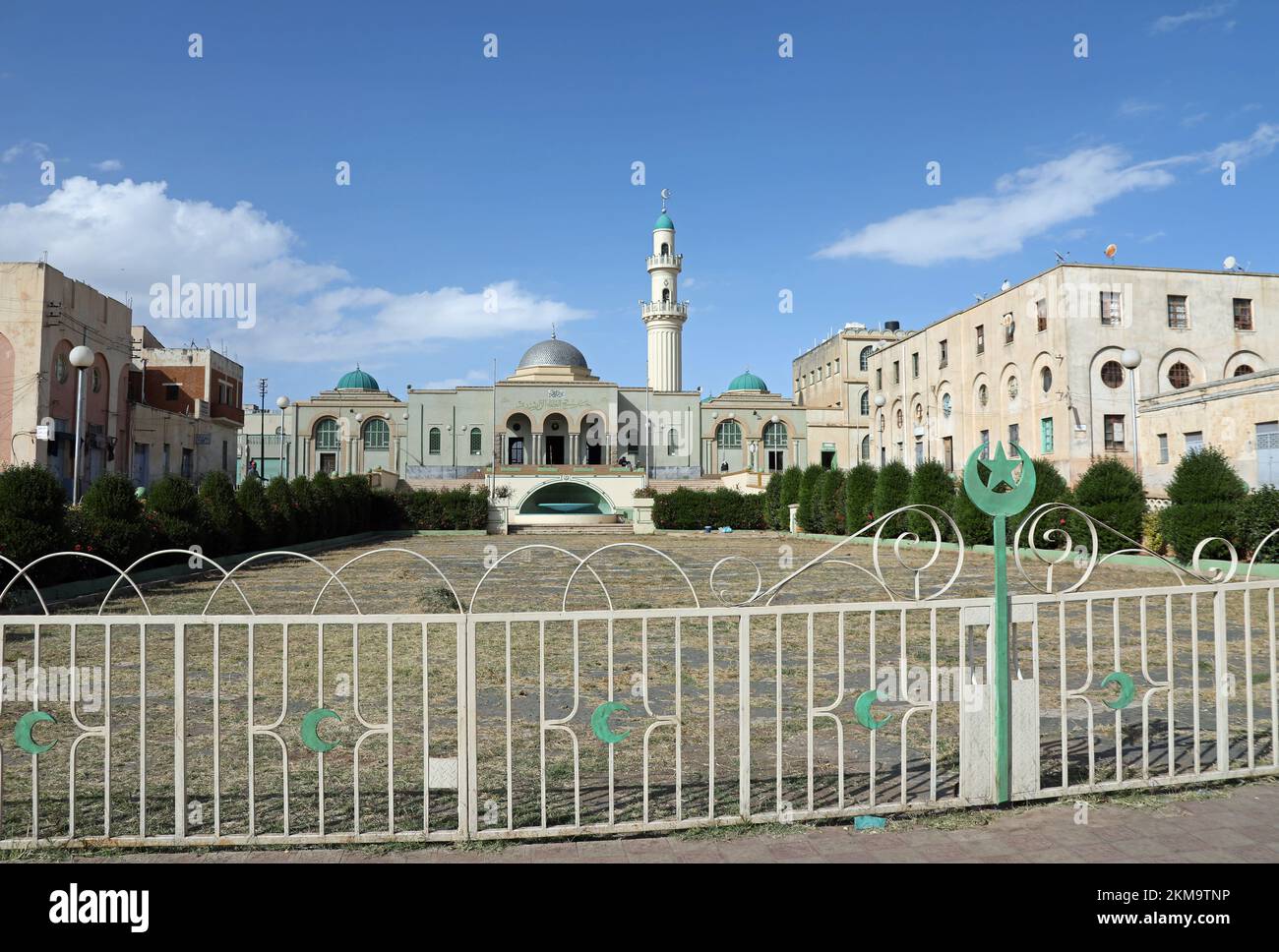 Italia construyó la Gran Mezquita de Asmara en Eritrea Foto de stock