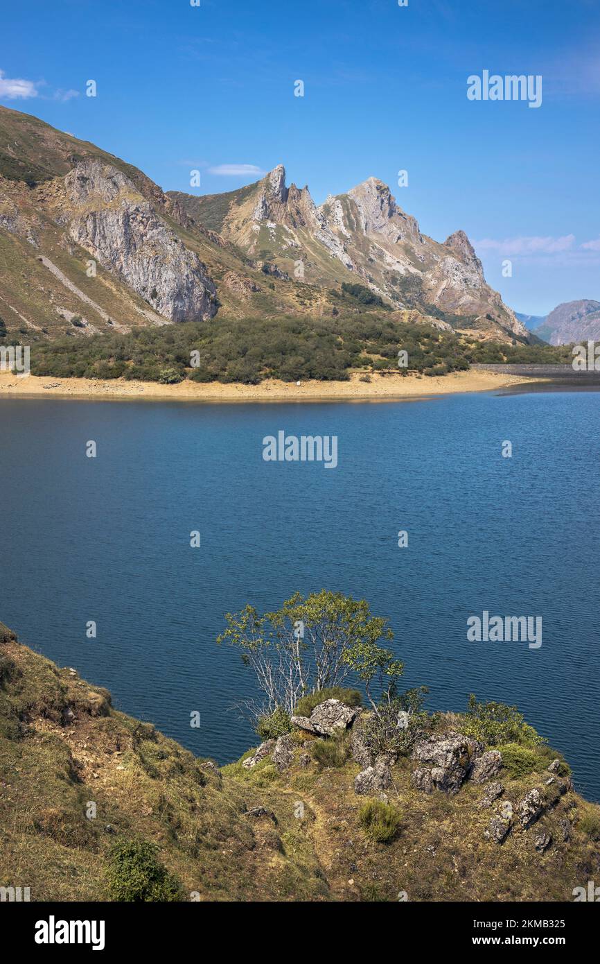 Valle del Lago en el Parque Natural Somiedo, Asturias, España Foto de stock