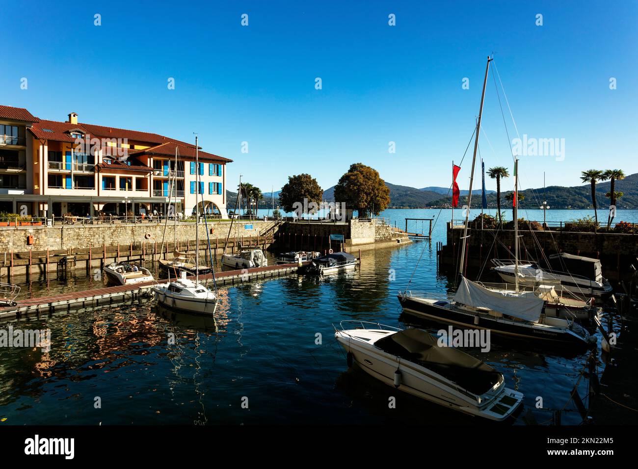 Hapimag Resort Cannero, Cannero Riviera, Lago Maggiore, Verban-Cusio-Ossola, Piamonte, Italia Foto de stock