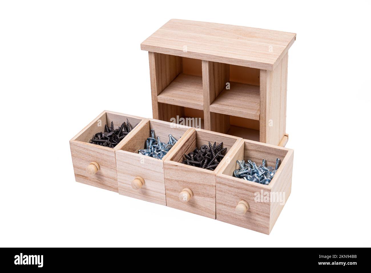 Caja de tornillos para madera, tornillos para madera, tornillos