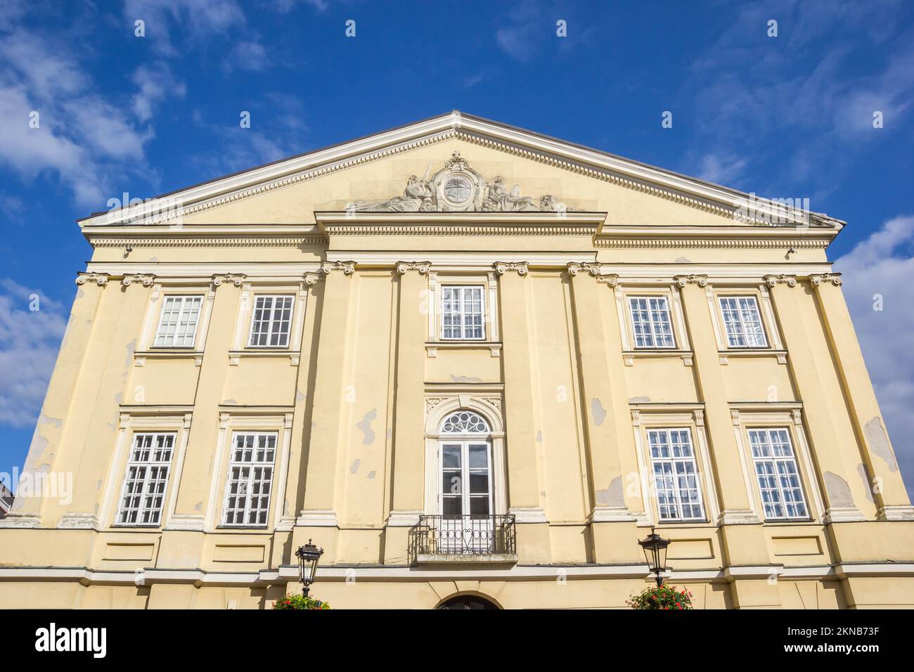 Fachada del Tribunal de la Corona en Lublin, Polonia Foto de stock