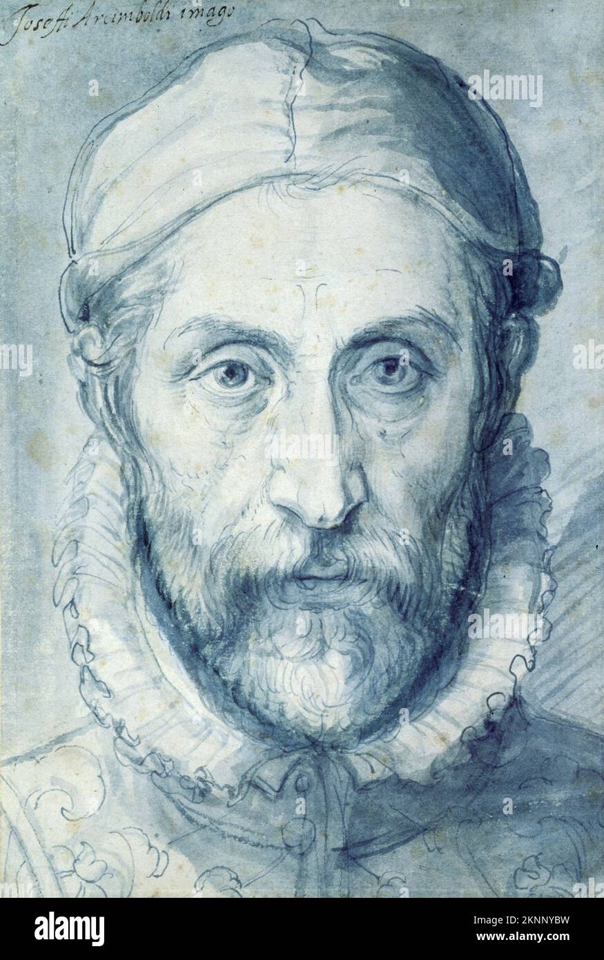 Giuseppe Arcimboldo, Autorretrato, Giuseppe Arcimboldo Giuseppe Arcimboldo (1526 – 1593) Pintor italiano Foto de stock
