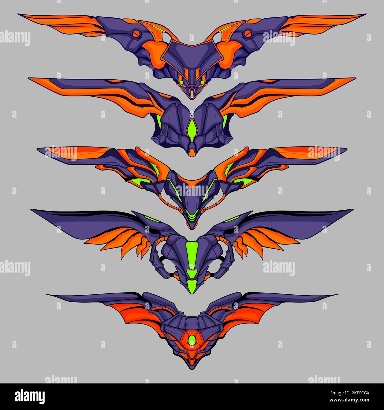 Alas de mariposas animadas Imágenes vectoriales de stock - Alamy