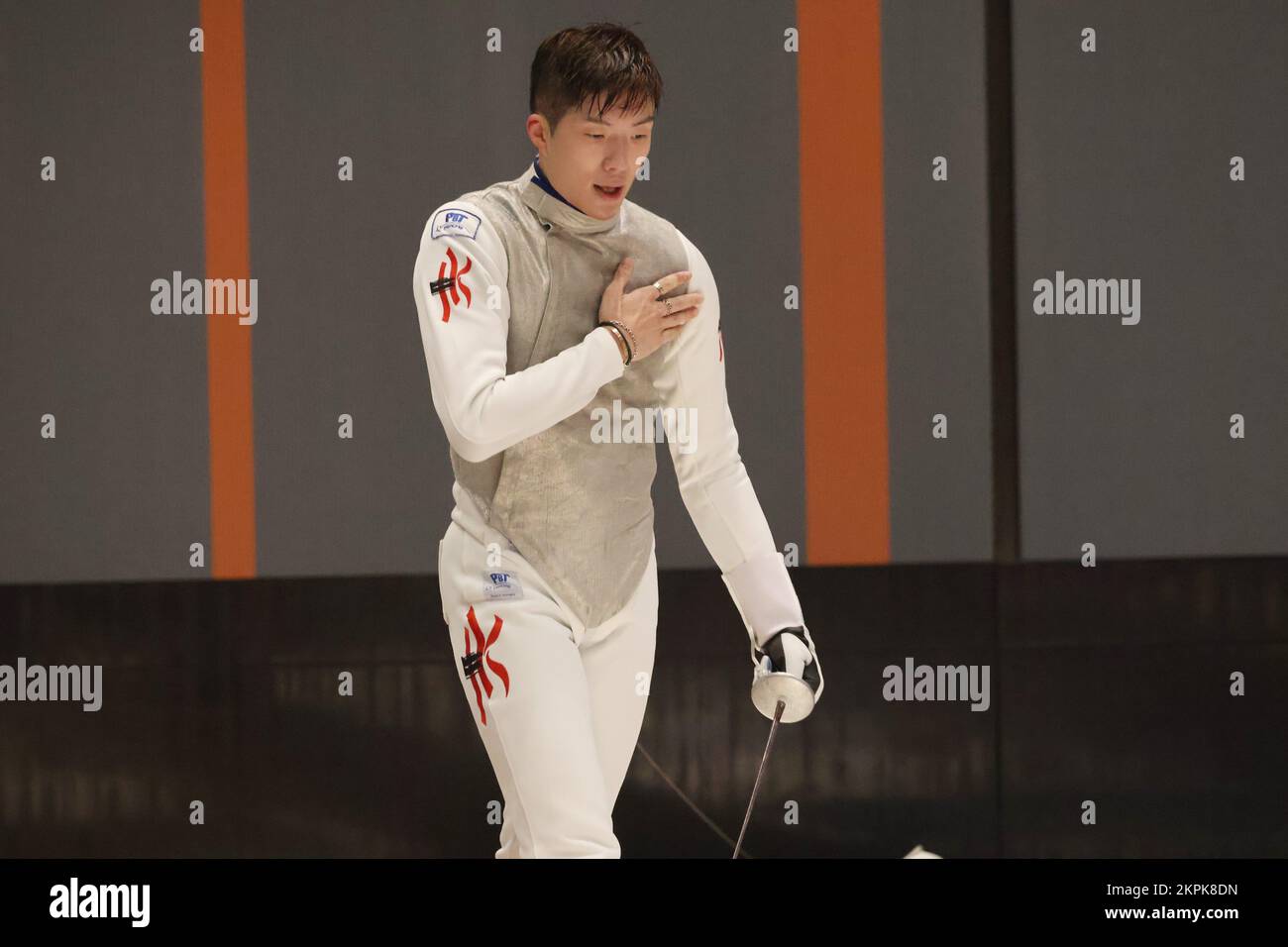 El medallista olímpico de oro Cheung Ka-long volverá a estar en acción la próxima semana en el Campeonato Abierto de Hong Kong. Foto: Shirley Chui Foto de stock