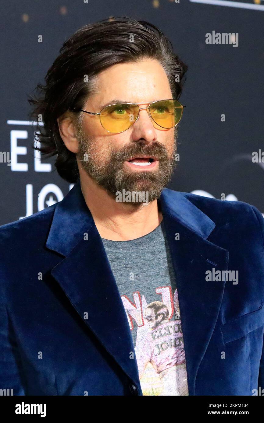 John Stamos en asistencia para Elton John Live Despedida del Dodger