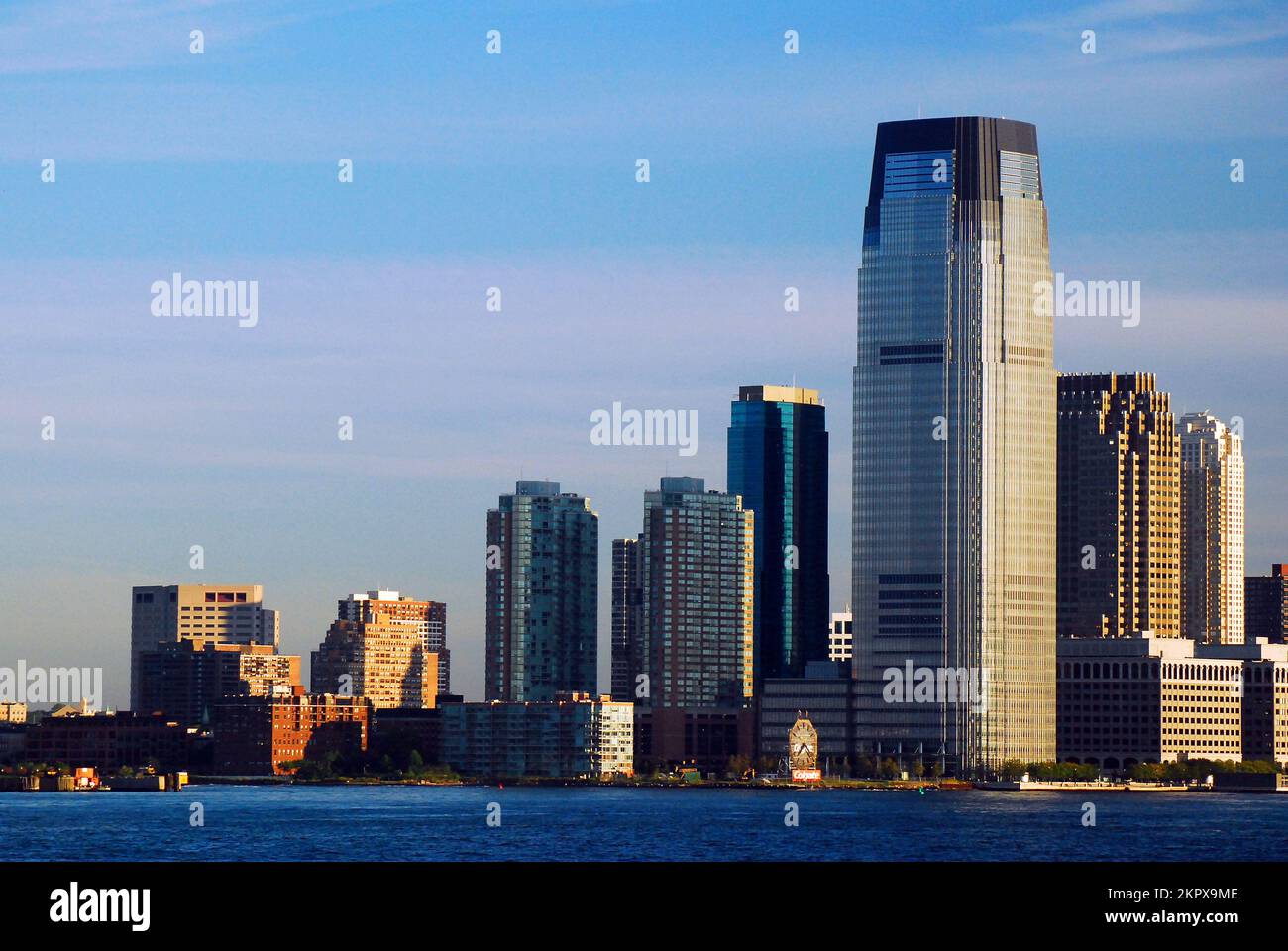 30 Hudson Street, una vez el edificio más alto de Jersey City, Nueva Jersey Foto de stock