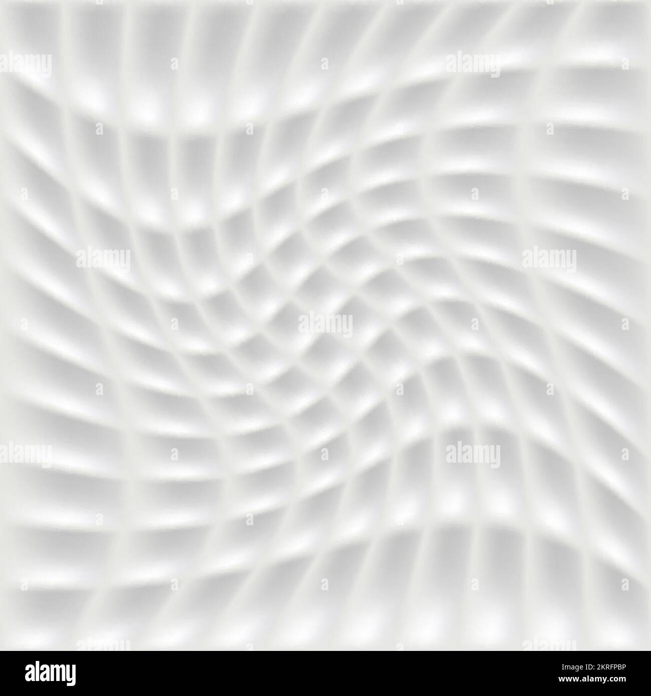Fondo blanco abstracto con líneas de cuadrícula de remolinos, plantilla para diseño de cubierta Ilustración del Vector