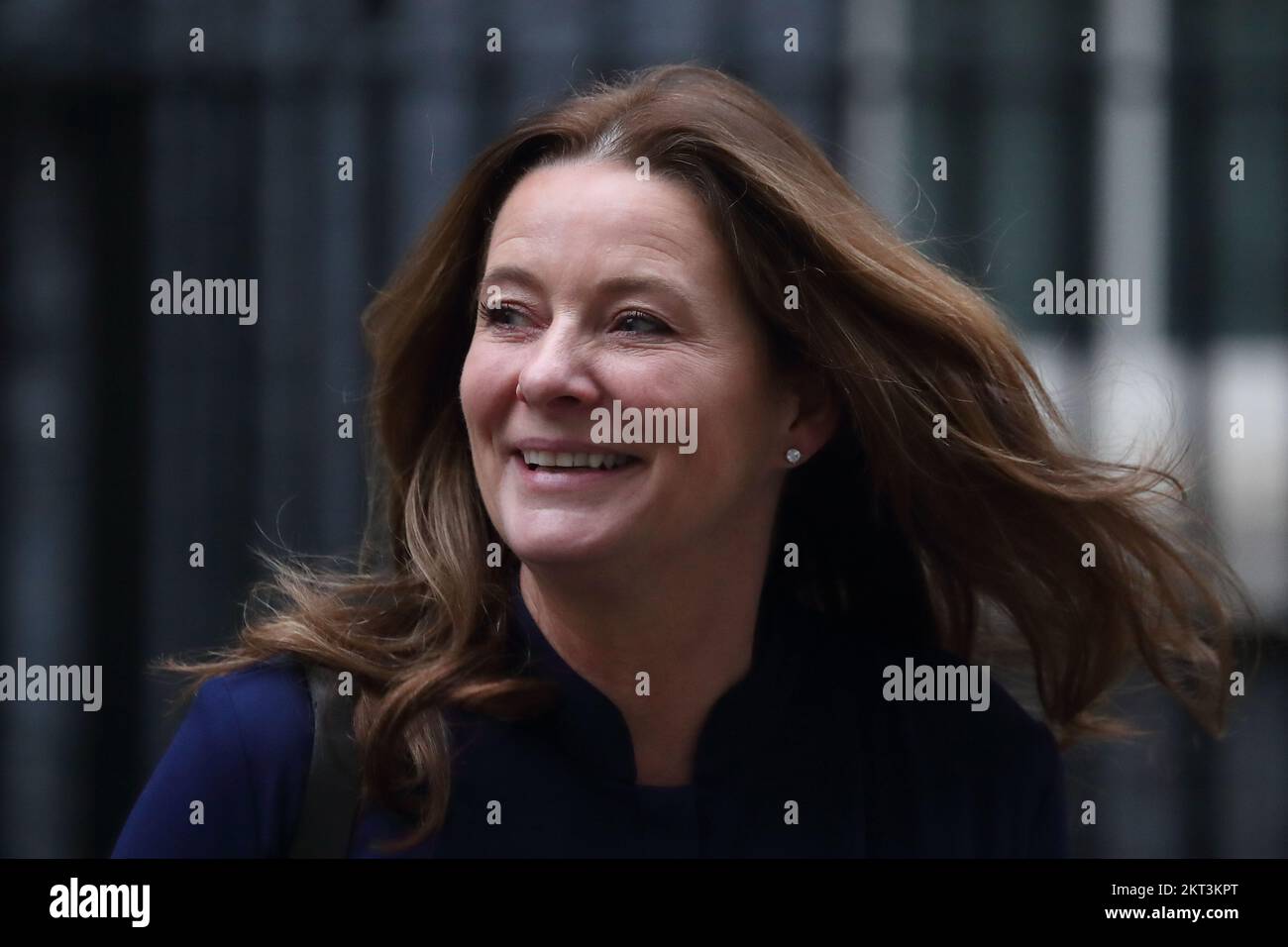 Downing Street, Londres, Reino Unido. 29th de Nov de 2022. La Secretaria de Estado para la Educación Gillian Keegan se va después de la Reunión de Gabinete en el nº 10 de Downing Street. Crédito: Uwe Deffner/Alamy Live News Foto de stock
