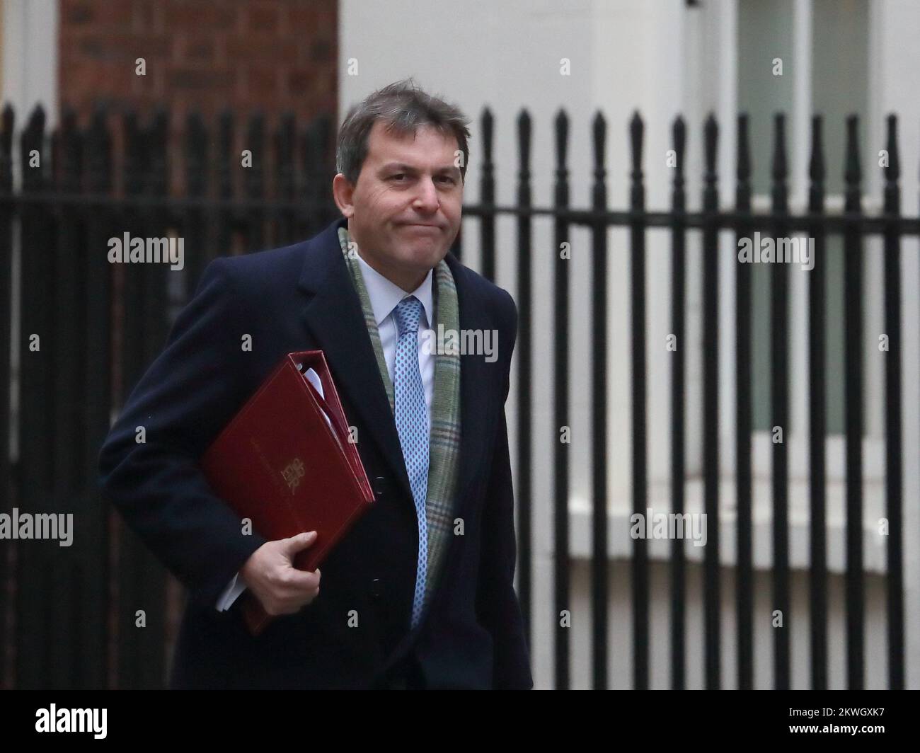 Downing Street, Londres, Reino Unido. 29th de Nov de 2022. El Secretario Principal del Tesoro John Glen llega a la reunión del Gabinete en el nº 10 de Downing Street. Foto de stock