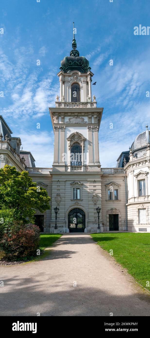 El Festetics Palace es un palacio barroco situado en la ciudad de Keszthely, Zala, Hungría. El edificio alberga ahora el Museo del Palacio Helikon. Keszthely Foto de stock