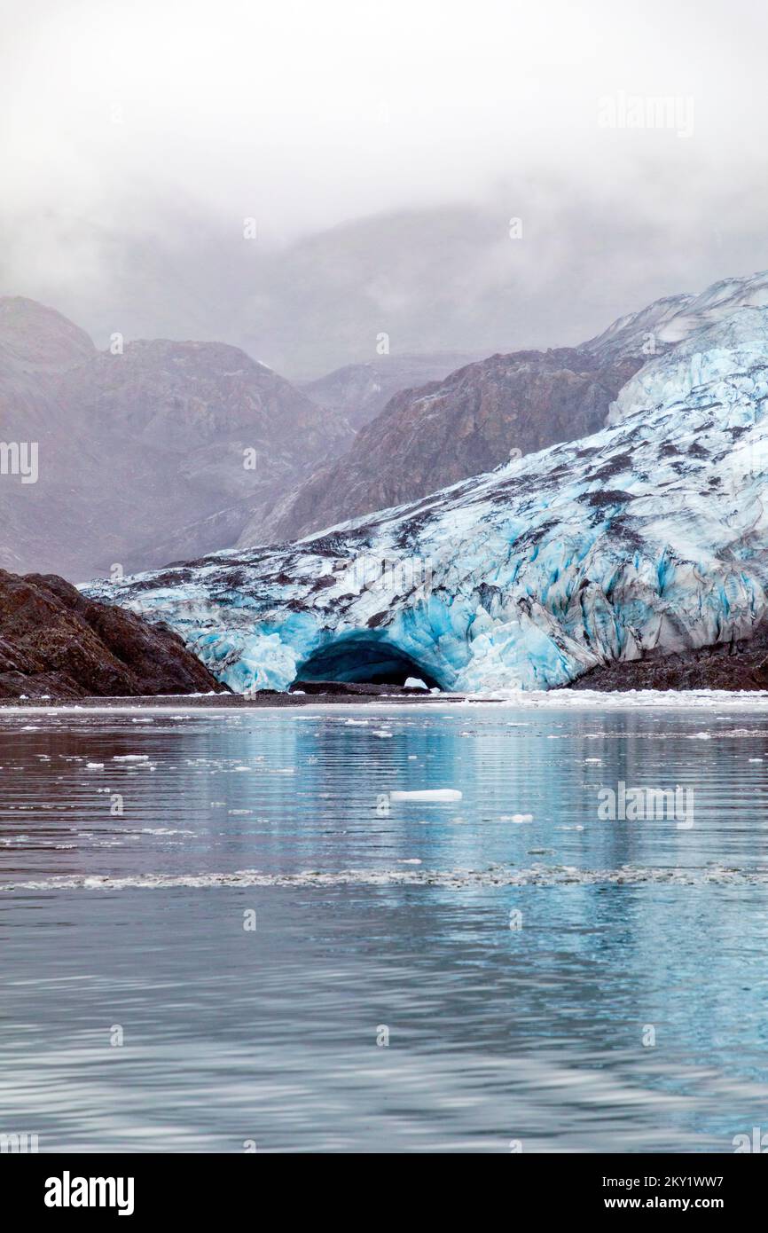 Shoup Glacier; Shoup Bay; Valdez Arm; Prince William Sound; Valdez; Alaska; EE.UU Foto de stock